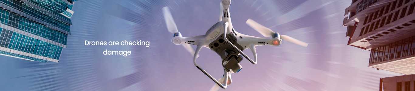 Drones are checking damage-compressed